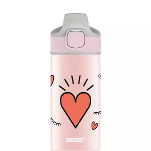 Aluminium water bottle Sigg Miracle Girl Daily usage 400 ml, pink, 180 mm height