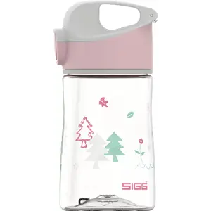 Water bottle Sigg Miracle Pony Friend 350 ml Tritan — grey/pink/transparent, 155 mm height