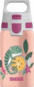 Sigg Shield One Flora nerūsējošā tērauda ūdens pudele 500 ml rozā