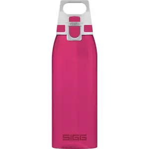 Water bottle Sigg Total Color Berry 1000 ml Tritan, Pink/White, height 270 mm, Ø 84 mm