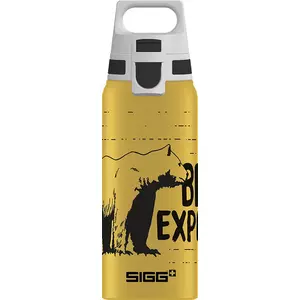 Aluminium Bottle SIGG WMB ONE Brave Bear 600 ml Yellow