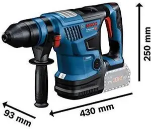 Pistoles rokas urbjmašīna Bosch GBH 18V-34 CF Professional 500 apgr./min, 5.9 kg