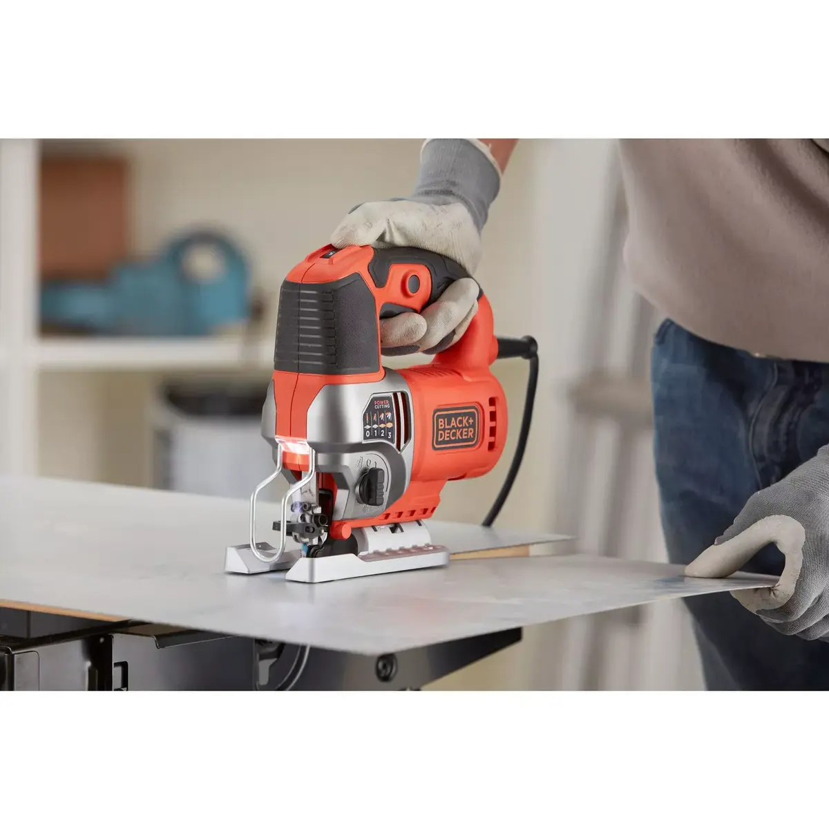 Электролобзик Black & Decker BES610K-QS Photo 8