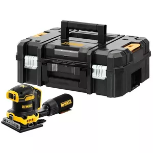 Листовой шлифовальный блок DeWalt DCW200NT-XJ, аккумуляторный 18 В, бесщеточный, 1 кг, 8000–13500 об/мин, 1.6 мм, пылеотвод, чемодан