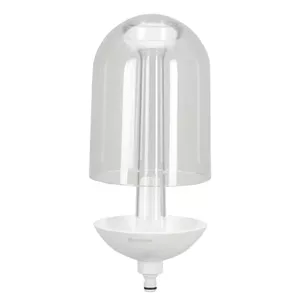 Bird feeder Gardena ClickUp! Transparent White Acrylic
