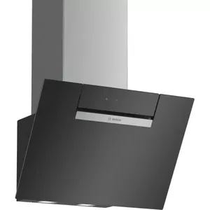 Bosch Serie 2 DWK67EM60 cooker hood Wall-mounted Black 399 m³/h B