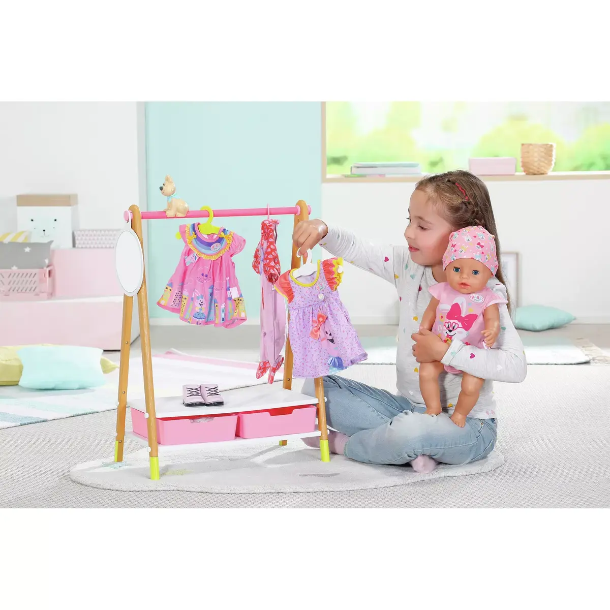 Lelle skapītis Zapf Creation BABY born Clothes Rail Photo 4