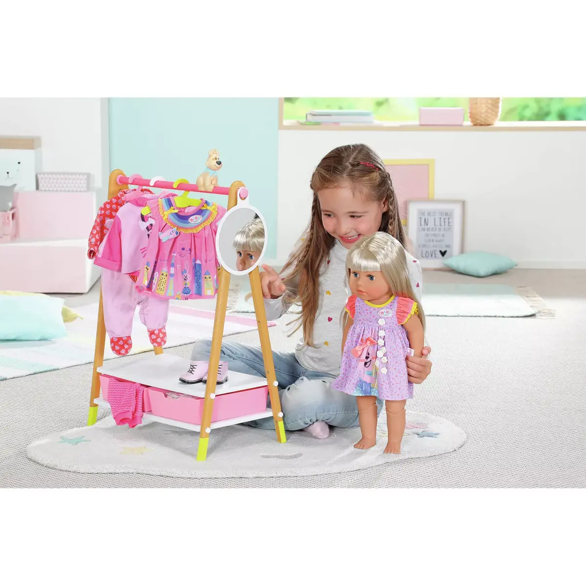 Lelle skapītis Zapf Creation BABY born Clothes Rail Photo 6
