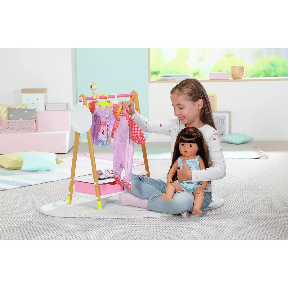 Lelle skapītis Zapf Creation BABY born Clothes Rail Photo 10