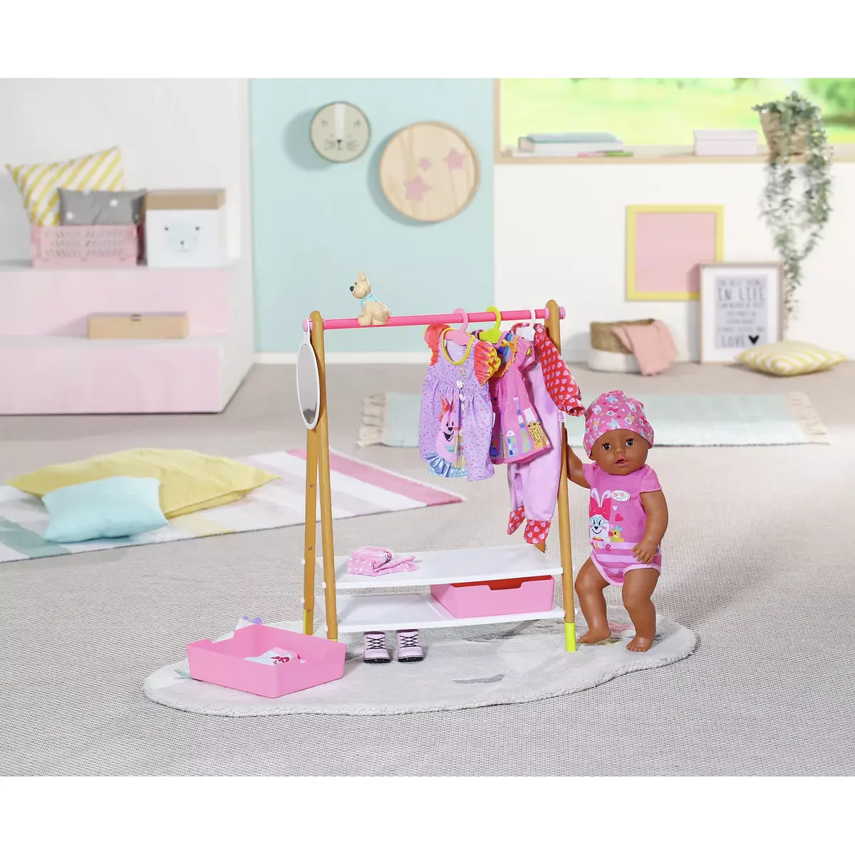 Lelle skapītis Zapf Creation BABY born Clothes Rail Photo 14