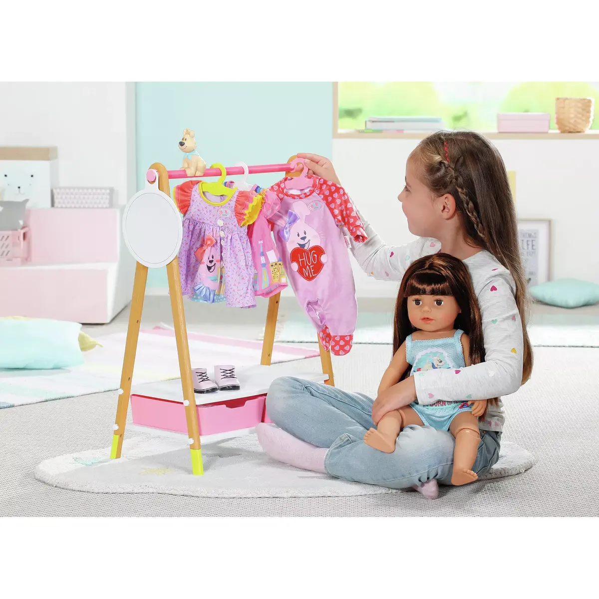 Lelle skapītis Zapf Creation BABY born Clothes Rail Photo 15