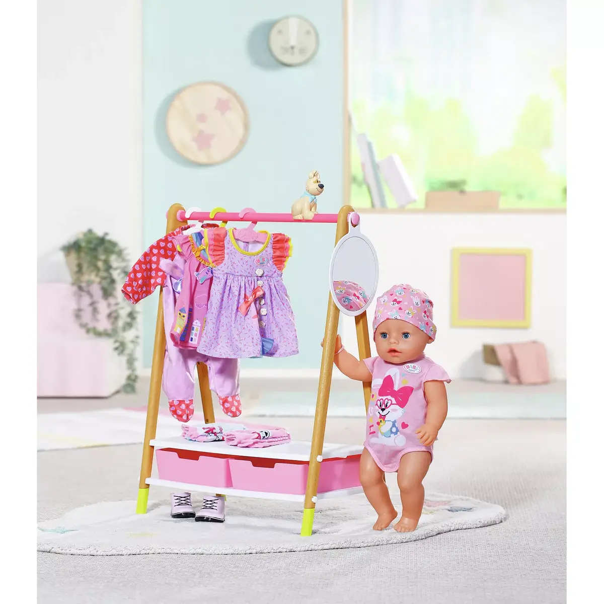 Lelle skapītis Zapf Creation BABY born Clothes Rail Photo 16