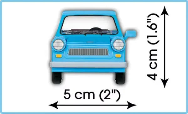 Конструктор Cobi Blocks — Trabant 601, 72 шт. Photo 6
