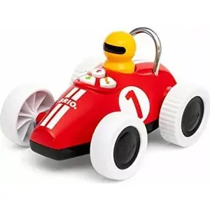 Деревянная обучающая гоночная машинка BRIO 30234 для малышей – игрушечный автомобиль, простой механизм толкания