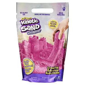 Bērnu kinētiskais smilts Spin Master Crystal Pink 2lb bez lipekļa