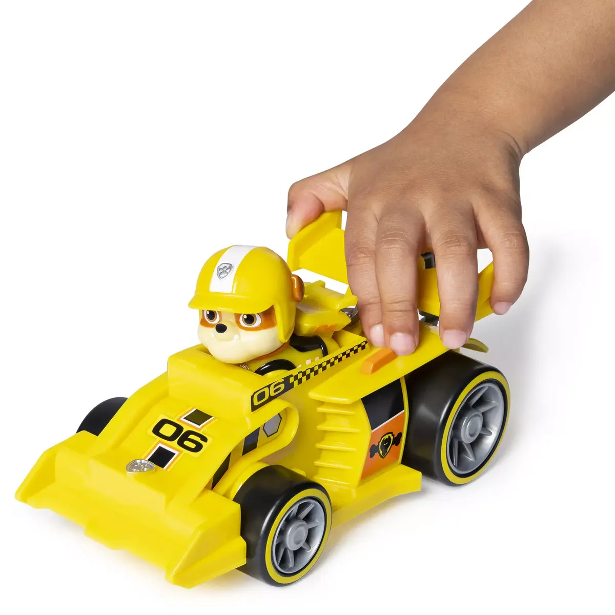 Car PAW Patrol Rubble’s Race & Go Deluxe Vehicle Photo 3