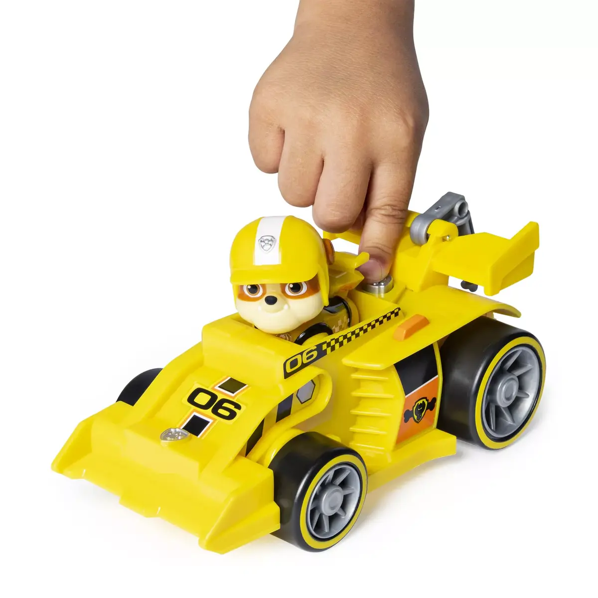 Car PAW Patrol Rubble’s Race & Go Deluxe Vehicle Photo 6