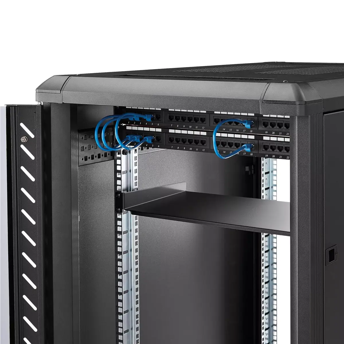 StarTech 1U Fixed Rack Shelf 10in Deep Photo 5