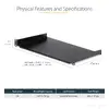 StarTech 1U Fixed Rack Shelf 10in Deep Photo 9