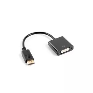 Lanberg AD-0007-BK видео кабель адаптер 0,1 m DisplayPort DVI-D Черный