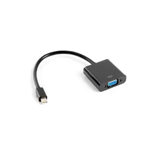 Lanberg AD-0006-BK видео кабель адаптер 0,2 m VGA (D-Sub) Mini DisplayPort Черный