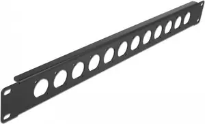 Patch Panel 19" DeLOCK 12 Port Black