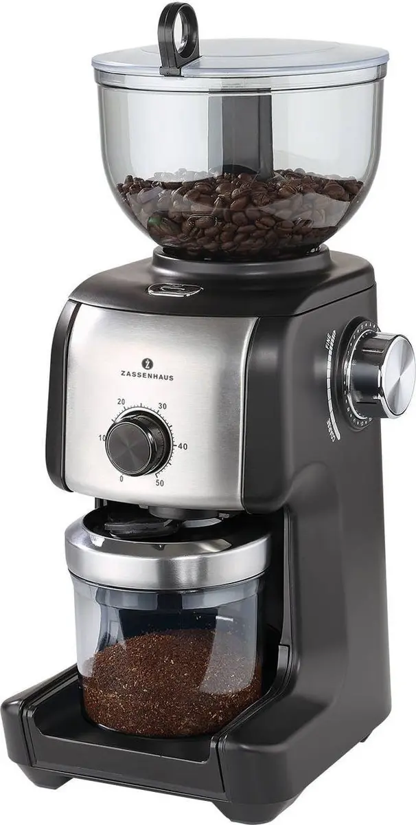 Kafijas dzirnaviņas Zassenhaus Arabica Black Silver
