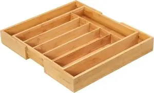 Cutlery tray Zassenhaus 54286 Bamboo extendable organizer for drawers