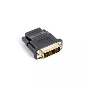 Lanberg AD-0013-BK kabeļu spraudņu pāreja HDMI DVI-D 18+1 Single Link Melns