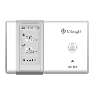 Milesight IoT LoRaWAN AM104 Indoor Ambience Monitoring Sensor Temperature Humidity Light