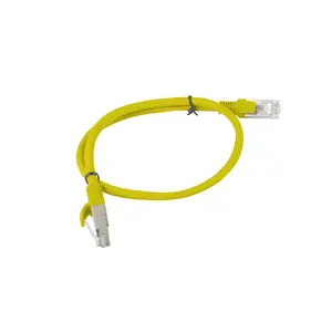 LANBERG патч‑кабель Cat5e U/UTP, RJ-45—RJ-45, 0,5 м, желтый
