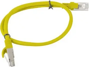 LANBERG патч‑кабель Cat5e U/UTP, RJ-45—RJ-45, 0,5 м, желтый