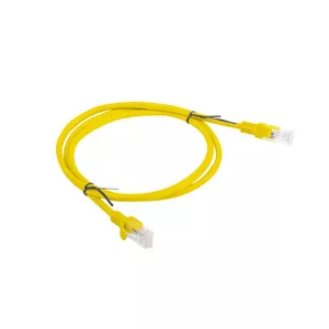 Патч‑кабель LANBERG RJ-45 Cat5e PCU5-10CC-0100-Y, 1 м, U/UTP, CCA, желтый