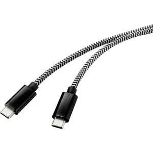 USB Cable Renkforce RF-4598412 USB 2.0 3m USB C Black
