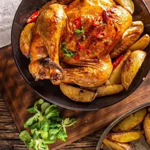 Rotisserie for rotisserie chicken