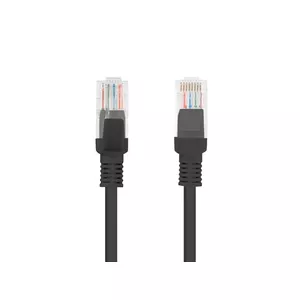 LANBERG networking cable RJ-45 Cat5e PCU5-10CC-2000-BK, 20 m, U/UTP, CCA conductor, PVC jacket, black