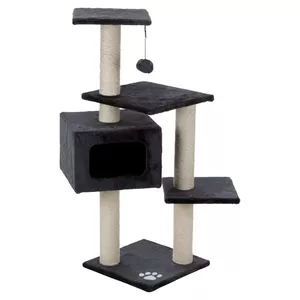 Cat scratching post Trixie Palamos — anthracite, upright sisal-covered post