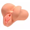 Masturbator Pipedream Silicone Black — divkanālu 16,5 cm Photo 2