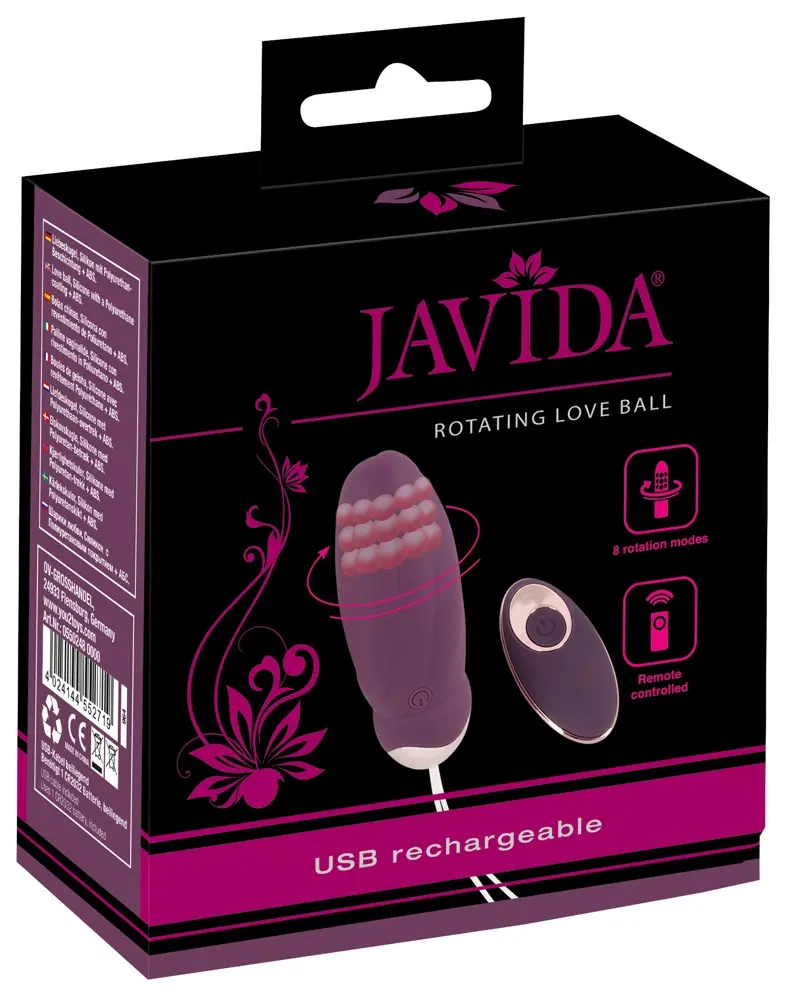 Vibrējoša rotējoša ola Javida Rotating Love