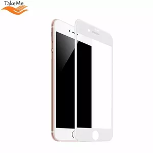 Screen protector take.me for iPhone SE 2020 / 7 / 8 — HARD Ceramic Full Surface, white