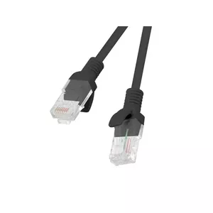 Lanberg PCU6-10CC-0050-BK networking cable Black 0.5 m Cat6 U/UTP (UTP)