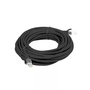 LANBERG network cable Cat6 U/UTP RJ-45 to RJ-45, 5 m, black, CCA conductors, 250 MHz, 26 AWG