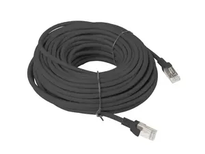 LANBERG Cat6 networking cable PCU6-10CC-2000-BK — 20 m, U/UTP, RJ-45, black