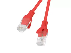 Networking cable Lanberg PCU6-10CC-0050-R RJ-45 Cat6 0.5 m Red
