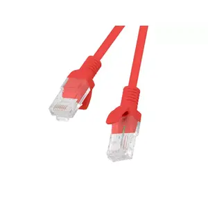 Lanberg PCU6-10CC-0100-R networking cable Red 1 m Cat6 U/UTP
