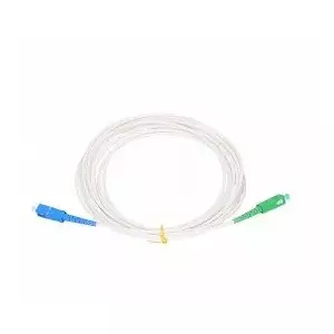 SC/APC to SC/UPC simplex singlemode fiber optic cable 9/125 µm, 3 m, 3 mm, low-smoke zero-halogen (arm. white)