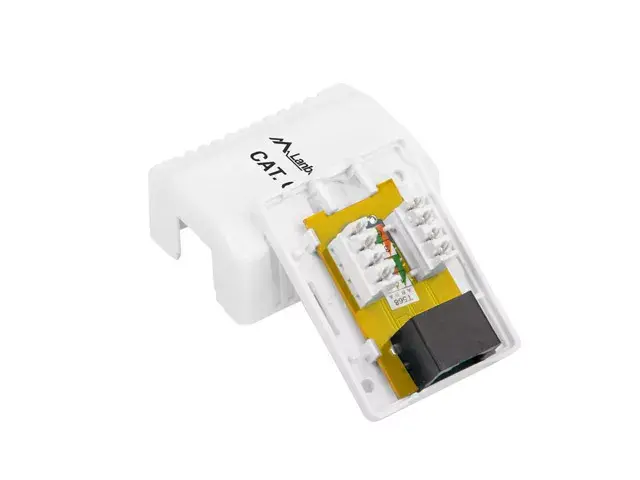 LANBERG RJ-45 outlet box OU6-0001-W Photo 3