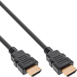 InLine Сертифицированный кабель Ultra High Speed HDMI 8K4K HDMI 2.1 штекер-штекер 48 Гбит/с 1м черный