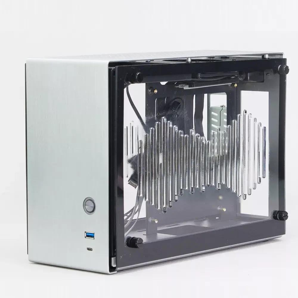 Datora korpuss Zalman M2 Mini-Silver Photo 7