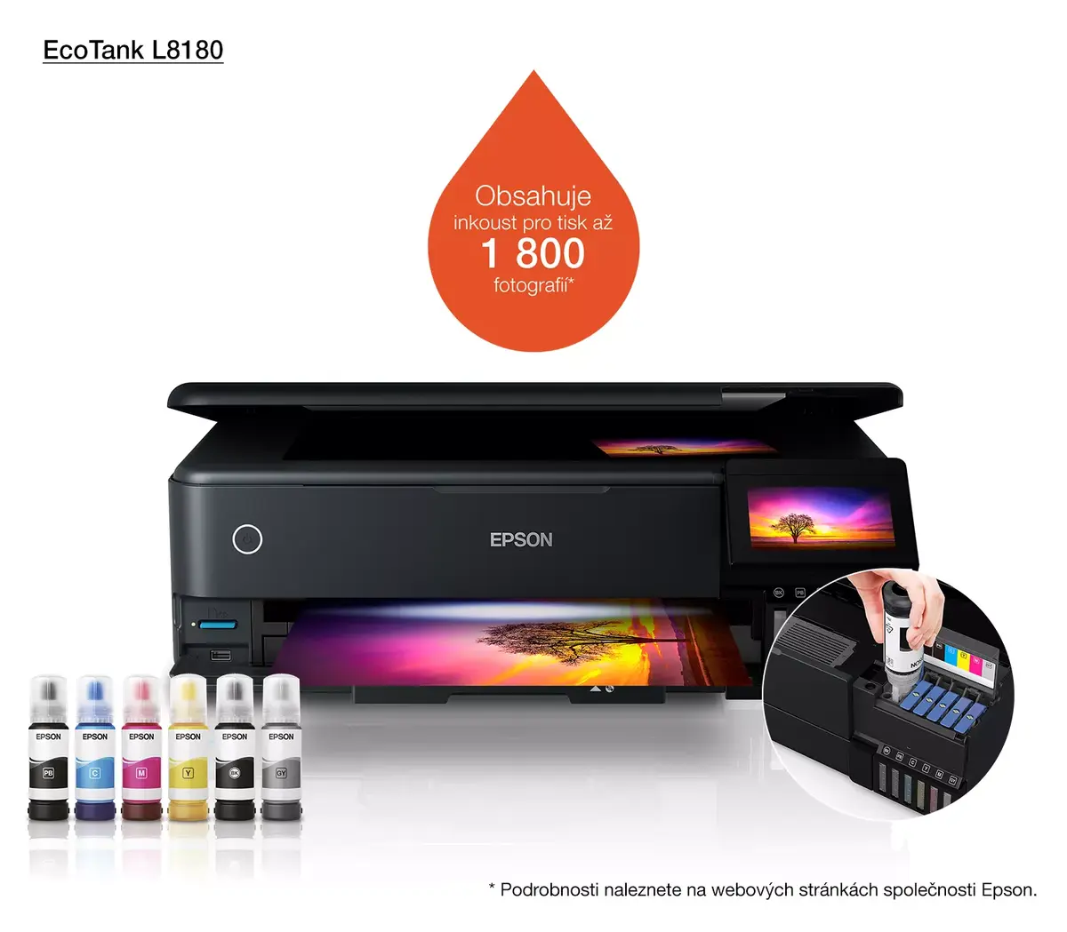 Epson EcoTank L8180 A3+ Multifunction Printer Photo 18